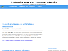 Tablet Screenshot of entre-ados.com